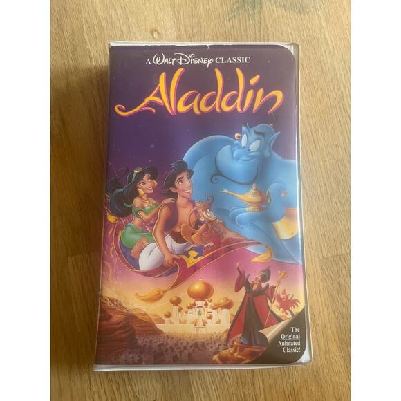 Aladdin Black Diamond Vintage VHS - Picture 1 of 4